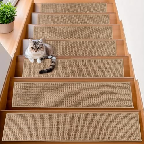 Linen Stair Treads for Wooden Steps
