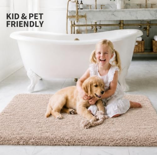 Microfiber Bathroom Rug Super Absorbent
