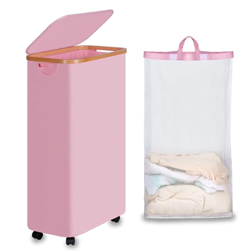 Laundry Basket with Wheels