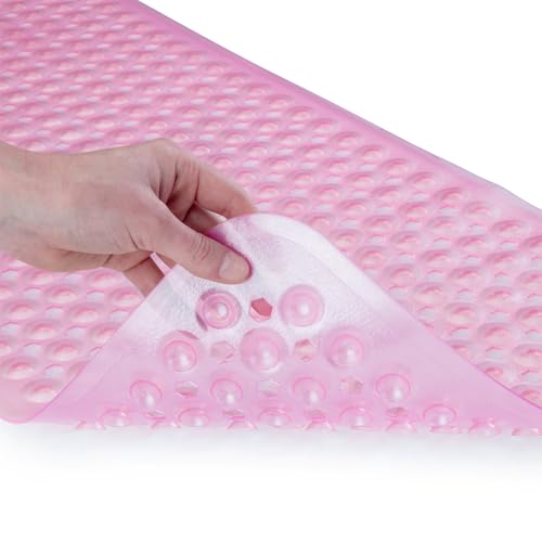 39"x16" Power Grip Non Slip Bathtub Shower Mat
