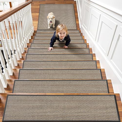Stair Treads Non Slip Stair Runner for Wooden Steps Stairs Carpet Treads Indoor Staircase Covers Mat