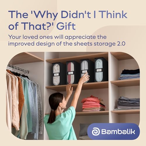 Bed Sheet Organizer Storage Boxes