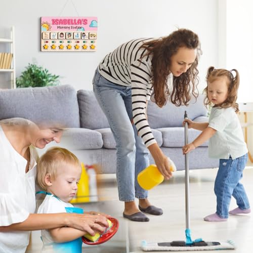 Personalized Wooden Chore Chart for Kids