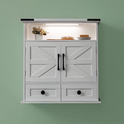 Farmhouse Bathroom Wall Medicine Cabinet