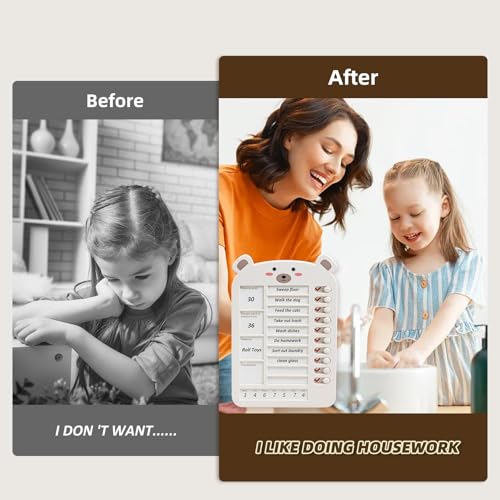 Weekly Chore Chart for Kids Dry Erase Chore Board
