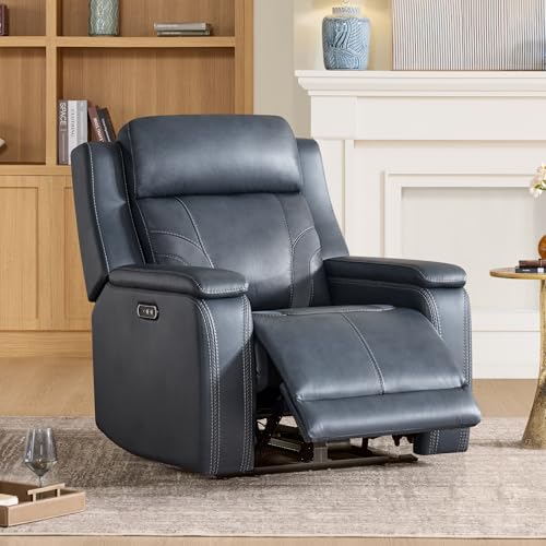 Genuine Leather Power Recliner Chairs