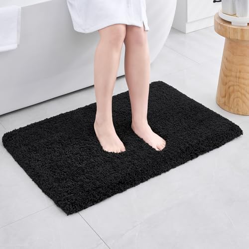 Bathroom Rug Non Slip Fluffy Bath Mat for Bathroom Floor Washable Plush Luxury Bath Rug for Tub Soft Shaggy Shower Sink Mat