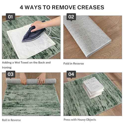 Modern Washable Area Rug Non Slip