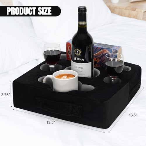 Couch Cup Holder Pillow Tray
