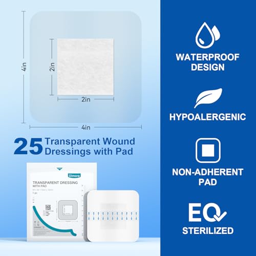 Waterproof Adhesive Bandages with Pad