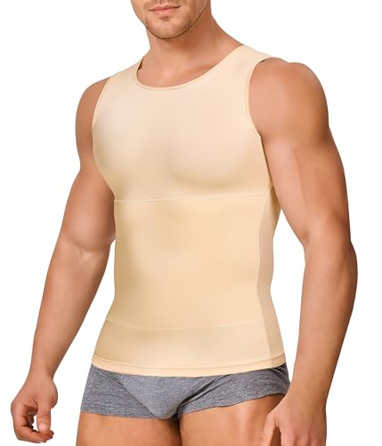 Men's Compression Shirt Shapewear Slimming Body Shaper Vest