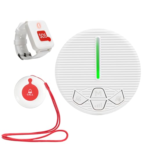 Alert Button for Seniors at Home Call Button Elderly Caregiver Pager Call Button Alert Panic Button Elder Alert System Emergency Long