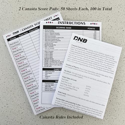 DNB Canasta Card Game Set