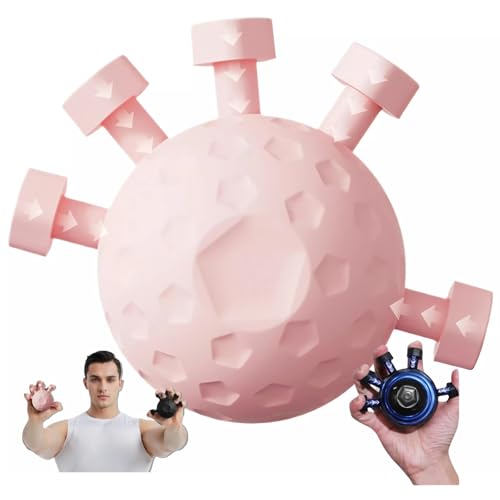 Glitzgrip Arm Builder 2025 New Hand Forearm Ball Strengthener and Finger Grip Exerciser Balls Wrist Strengthening Guitar Finger Gripper Strength Trainer Hand Squeezer Stretcher Extender Workout