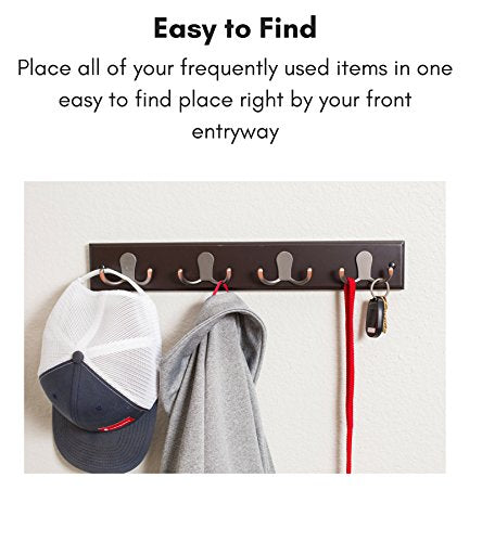 Dual Hook Coat Rack
