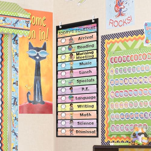 Daily Schedule Pocket Chart for Toddlers