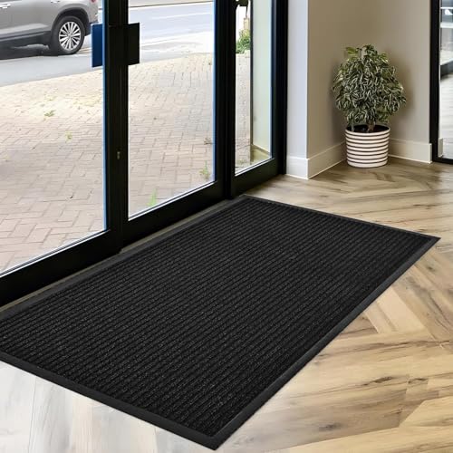 Door Floor Mat Commercial Grade Large Size Heavy Duty Tough Entry Collection Slip Skid Entrance Mat with Rubber Backing Low Profile