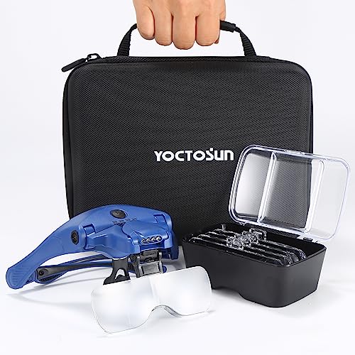 Magnifying Glasses with 4 LED Lights