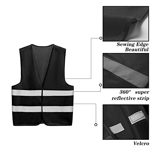 10 Pack Mount Marter Safety Reflective Vest for Outdoor Operator