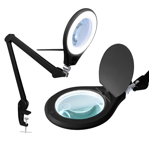 Elite XL HD Bifocals Super LED Magnifying Lamp with Clamp