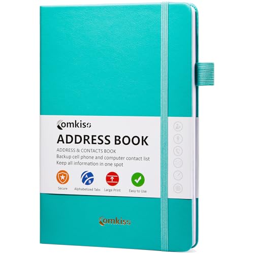 Address Book with Individual Alphabetical Tabs Laminated