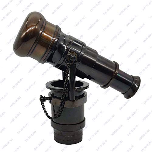 s Brass Walking Stick Vintage Handle Victorian Telescope Head Foldable Steampunk Accessories Wooden Walking Stick Cane for Men and Women