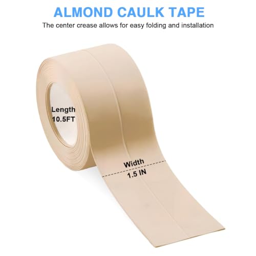 2 Rolls Caulk Tape Self Adhesive