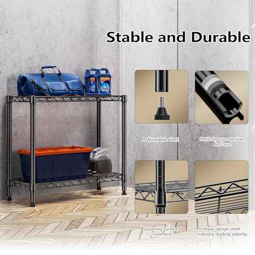 Storage Rack Metal Wire Shelving Unit