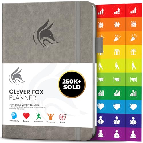 Planner Undated Weekly & Monthly Planner for Productivity