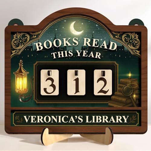 Personalized Books Read This Year Counter