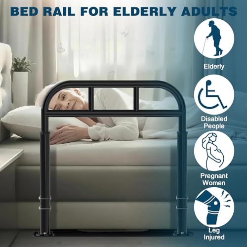Adjustable Bed Step Stool with Handles
