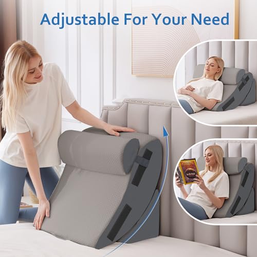 5pcs Bed Wedge Pillow Set