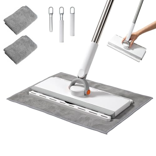 Flat Mop with Stainless Steel Handle
