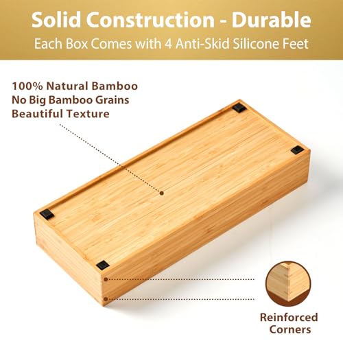 Kitchen Drawer Organizers Set of 2