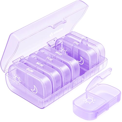 XL Weekly Pill Organizer 2 Times a Day