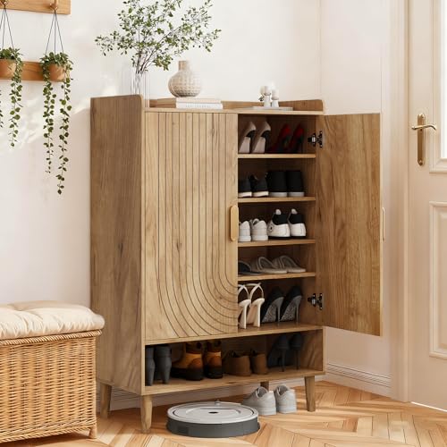 Shoe Cabinet with 2 Flip Drawers