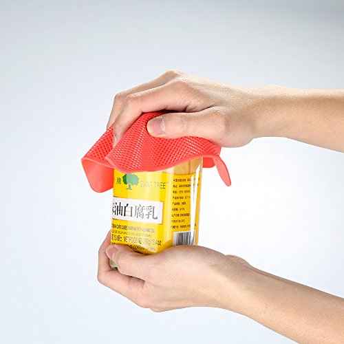 Multi Purpose Rubber Jar Opener Gripper Pad Bottle Lid Opener for Weak Hands Senior with Arthritis