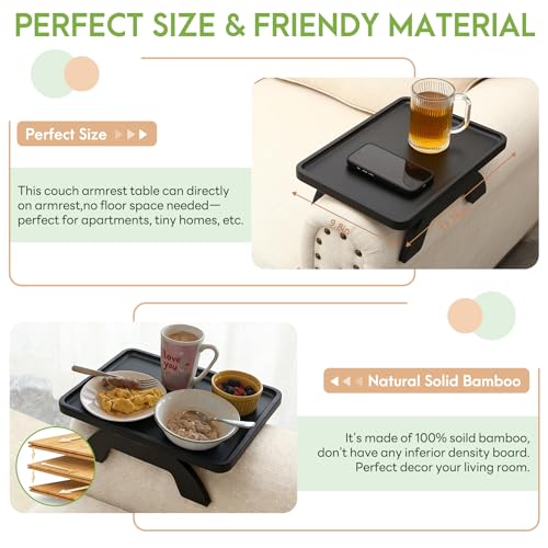 Couch Arm Table Tray