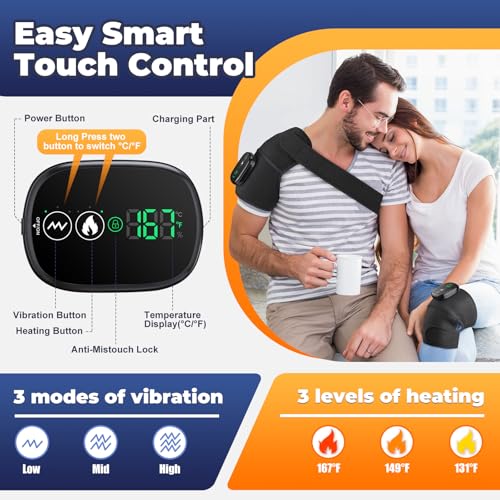 Heated Knee Massager for Knee Pain Relief