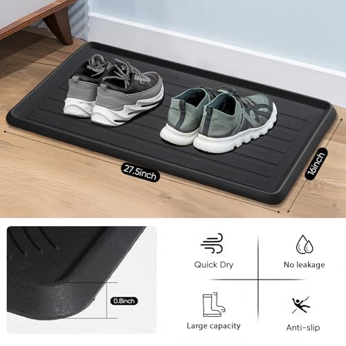 Rubber Boot Tray for Entryway