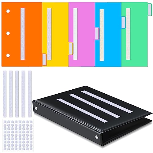 Communication Book Small Tools for Visual Schedule Picture Cards Include 3 Ring Binder Dividers Adhesive Labels Card Dividers for Kids ADHD