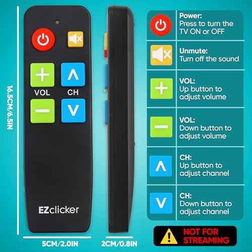 TV Remote for Seniors