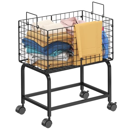 Wire Laundry Hamper Cart