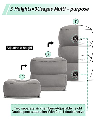 Inflatable Foot Rest Pillow