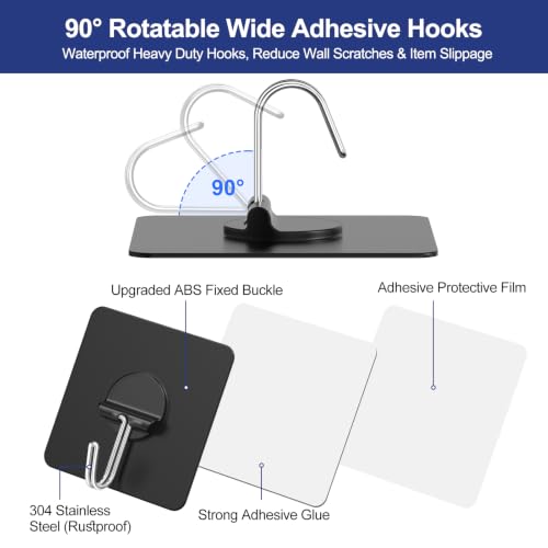 Adhesive Wall Hooks