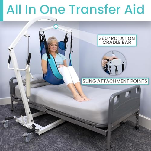Hydraulic Patient Lift for Home Use with Sling