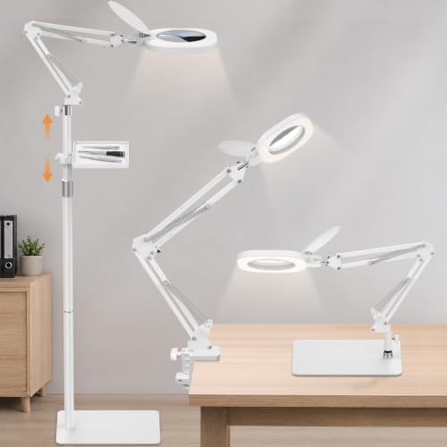 Magnifying Glass with Light and Stand