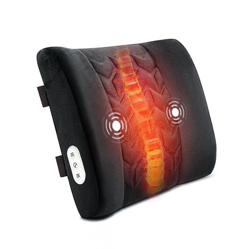 Heated Lumbar Support Pillow for Office Chair