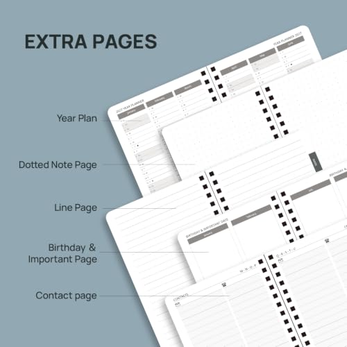 2026 2027 Monthly Planne 18 Month Calendar Agenda with Expense Tracker