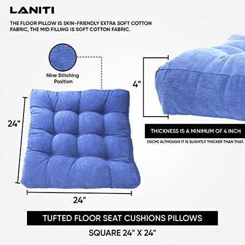 24” Extra Large Floor Cushion